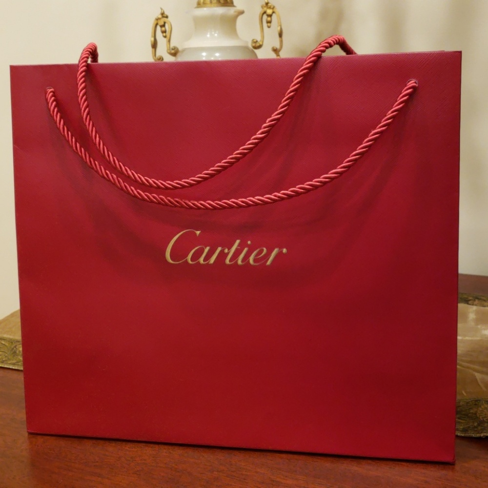 Cartier shopping bag